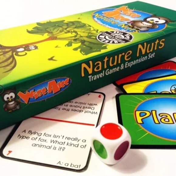 GRIDDLY KIDS Wise Alec Trivia Travel Game Nature Nuts Expansion Pack Learn Play - Picture 6 of 6